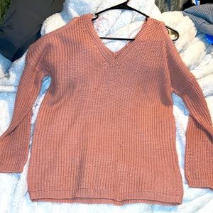 Knitted cardigan sweater